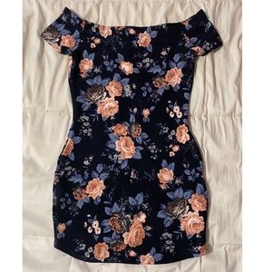 Windsor Floral Off-Shoulder Dress